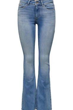 Only Broek Blush Life Mid Flared Tai467