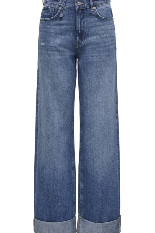 Only Jeans Onlbroome Hw Wide Fold Up Dnm Tai224