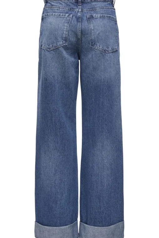 Only Jeans Onlbroome Hw Wide Fold Up Dnm Tai224