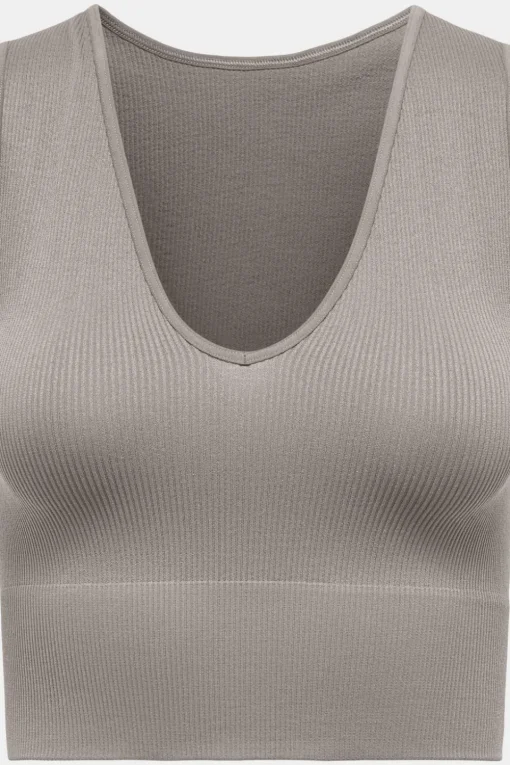 Only Play Sport Bh Onpjaia Life Vn Sl 2-Way Crop Seam Top