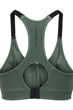 Only Play Sport Bh Onpjana-3 Zip Sports Bra