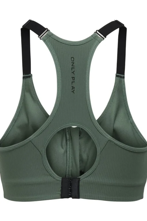 Only Play Sport Bh Onpjana-3 Zip Sports Bra