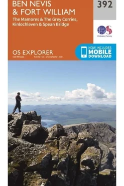 Ordnance Survey Ben Nevis / Fort William exp 392