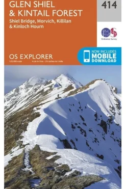 Ordnance Survey Glen Shiel / Kintail Forest exp 414