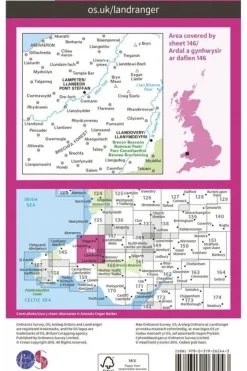 Ordnance Survey Lampeter / Llandovery landr 146