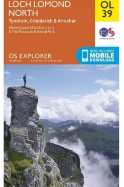 Ordnance Survey Loch Lomond North / Tyndrum ol.exp 39