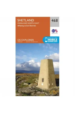 Ordnance Survey Shetland / Mainland North East exp 468