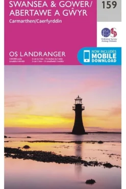 Ordnance Survey Swansea / Gower landr 159