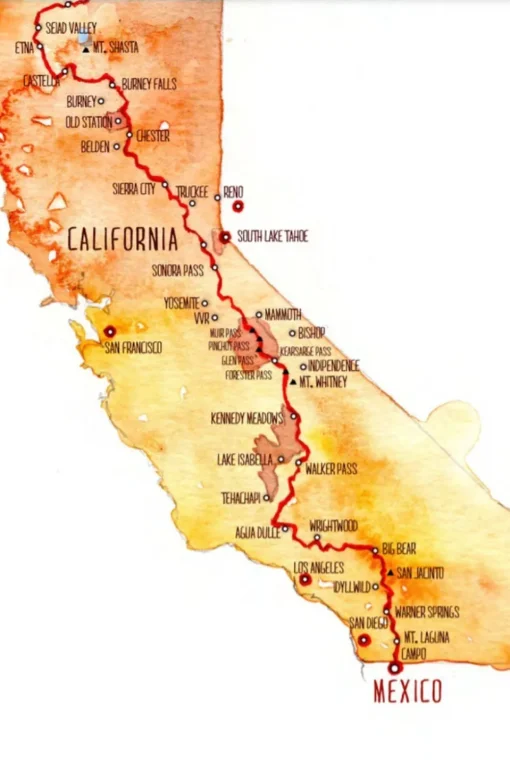 Outdoor Alleen - De Pacific Crest Trail: te voet v Mexico nr Canada