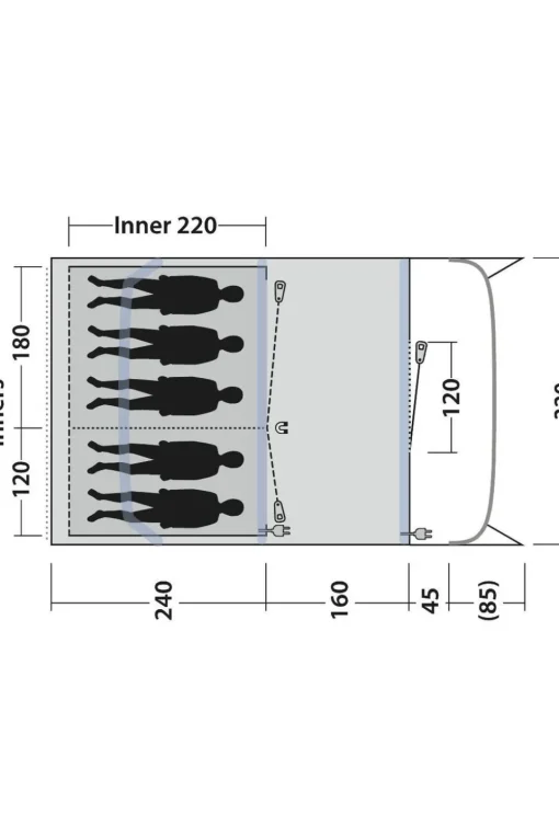 Outwell Tent Monterey 5 Air