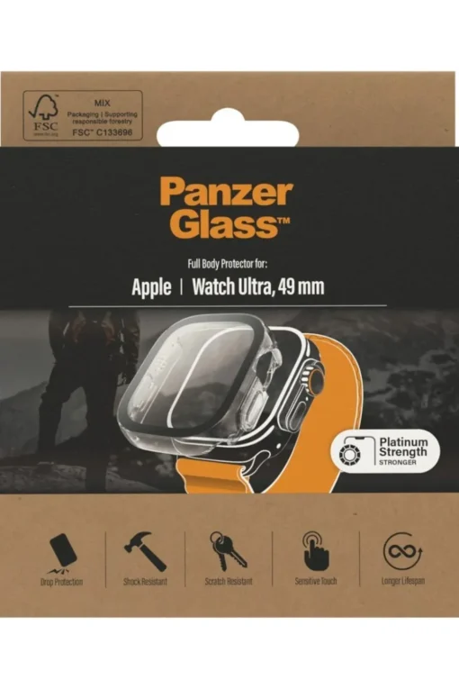 PanzerGlass Accessoire Screenprotector Full Body Apple Watch Ultra 49 Mm