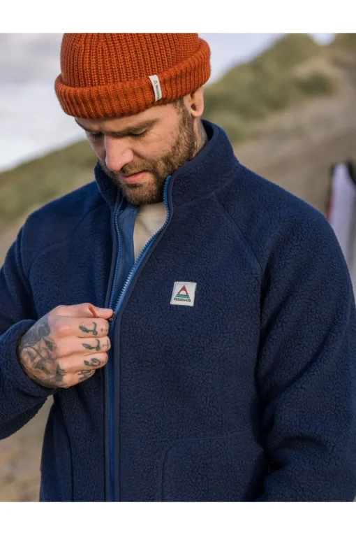 Passenger Clothing ltd Fleece Tripper 2.0 Full Zip Recycled Sherpa