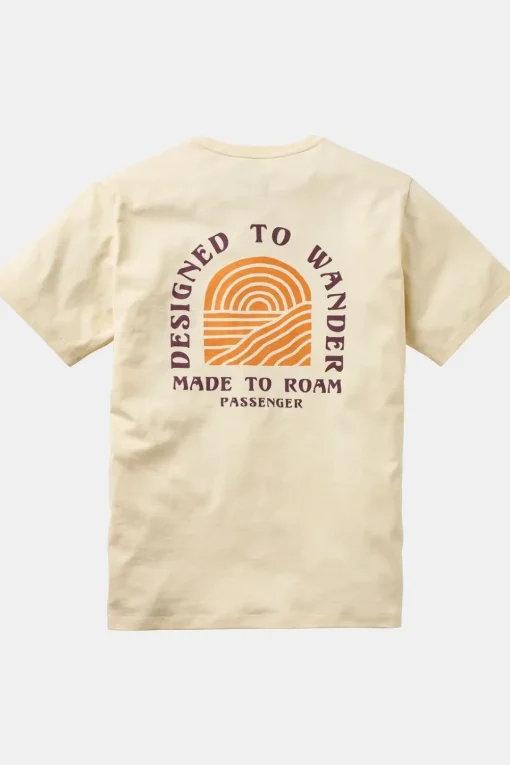 Passenger Clothing ltd T-Shirt Mens Sundown Recycled Cotton