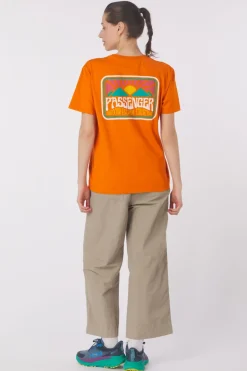 Passenger Clothing ltd T-Shirt Golden Hour Recycled Cotton Oversized T-Shirt