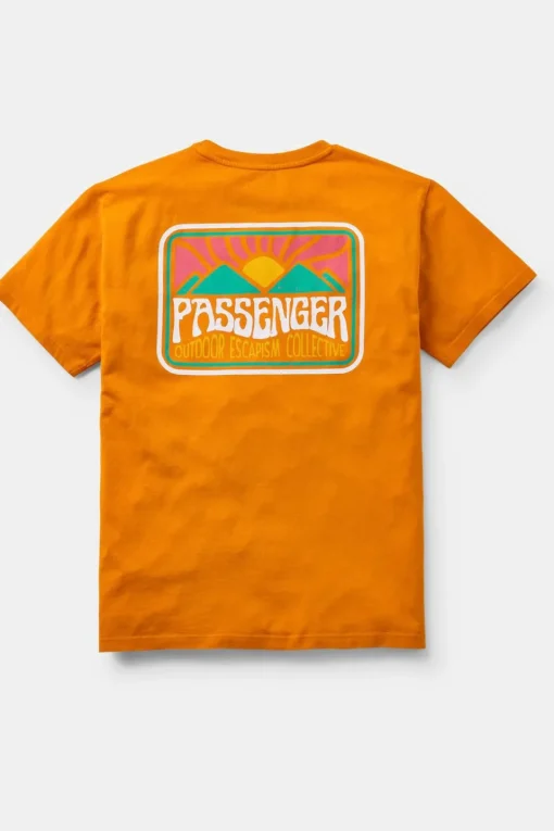 Passenger Clothing ltd T-Shirt Golden Hour Recycled Cotton Oversized T-Shirt
