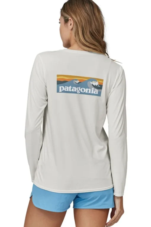 Patagonia T-Shirt L/S Cap Cool Daily Graphic Shirt - Waters