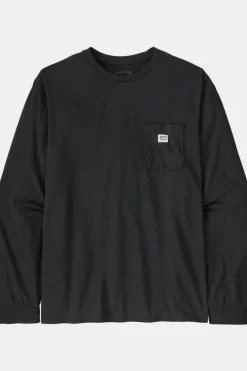 Patagonia T-Shirt L/S Shop Sticker Pocket Responsibili-Tee