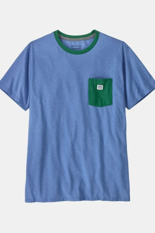 Patagonia T-Shirt Unisex Shop Sticker Pocket Responsibili-Tee