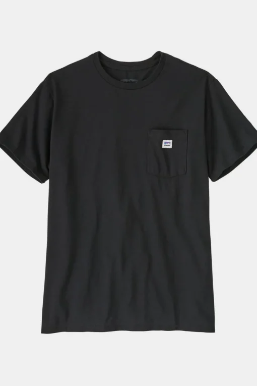 Patagonia T-Shirt Unisex Shop Sticker Pocket Responsibili-Tee