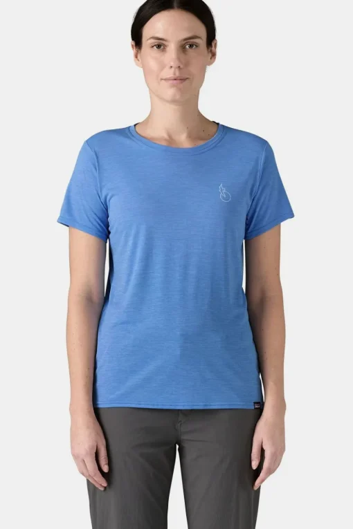 Patagonia T-Shirt W'S Cap Cool Daily Graphic Shirt - Waters
