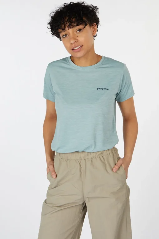 Patagonia T-Shirt W'S Cap Cool Daily Graphic Shirt - Waters