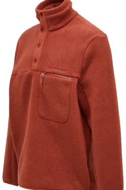 Peak Performance Fleece M Fleece Snap T-Neck
