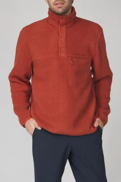 Peak Performance Fleece M Fleece Snap T-Neck
