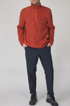 Peak Performance Fleece M Fleece Snap T-Neck