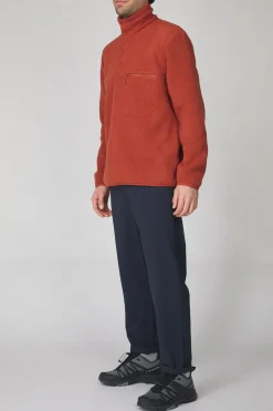 Peak Performance Fleece M Fleece Snap T-Neck