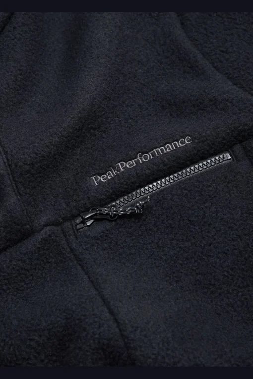 Peak Performance Fleece M Fleece Snap T-Neck