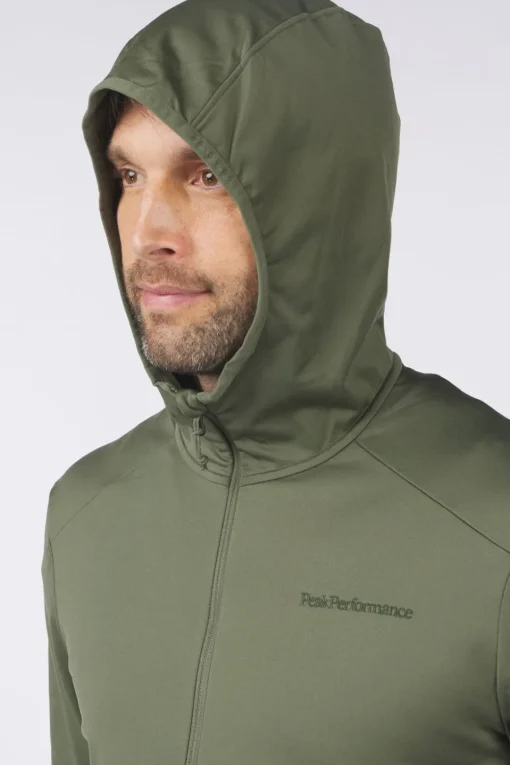 Peak Performance Fleece M Light Zip Hood