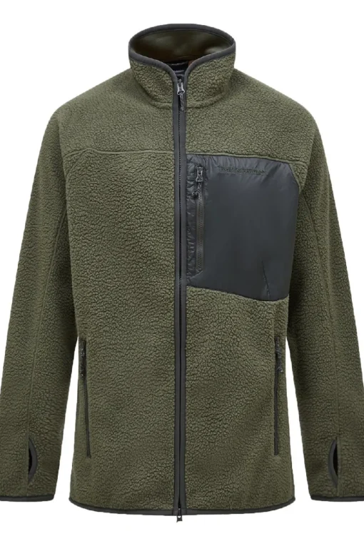 Peak Performance Fleece M Pile Zip Jacket