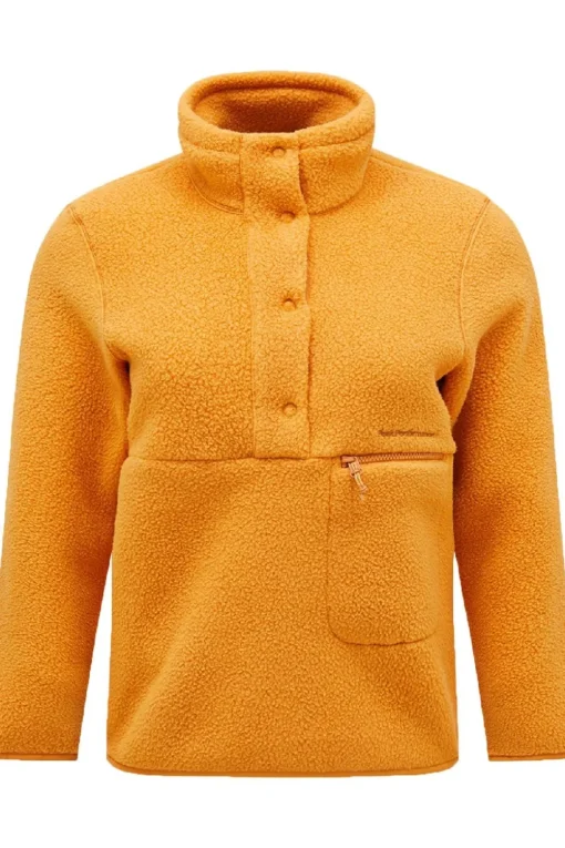 Peak Performance Fleece Snap T-Neck