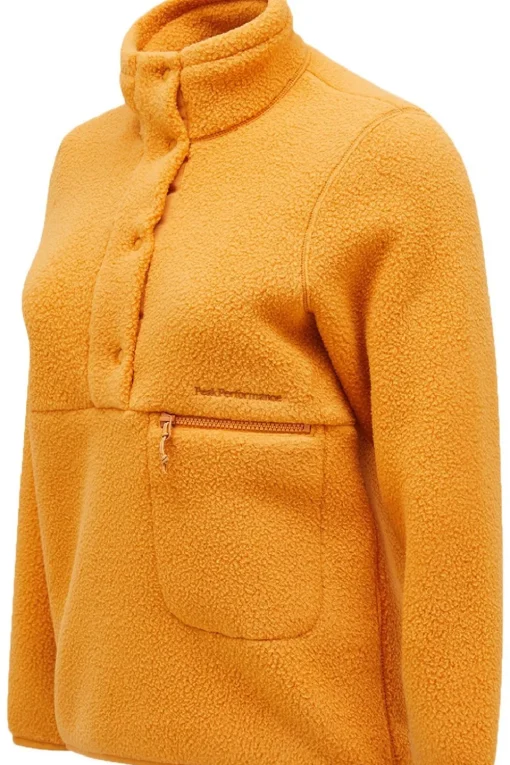 Peak Performance Fleece Snap T-Neck