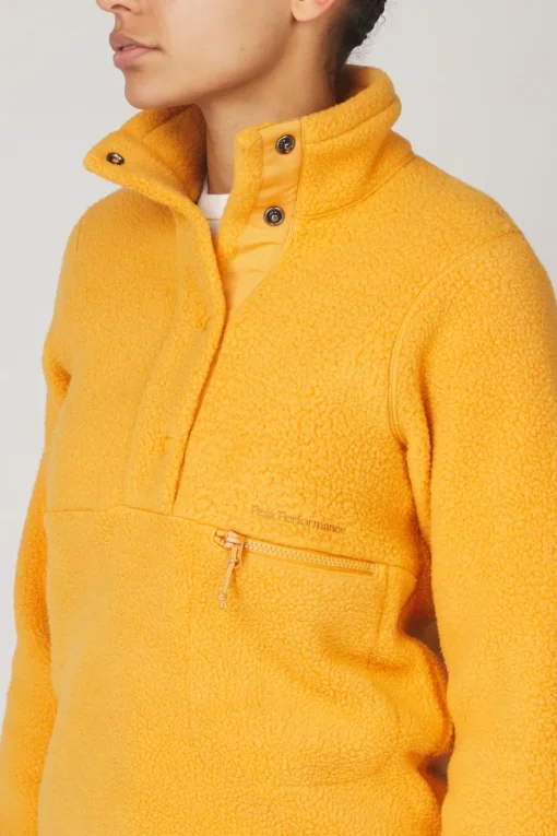 Peak Performance Fleece Snap T-Neck