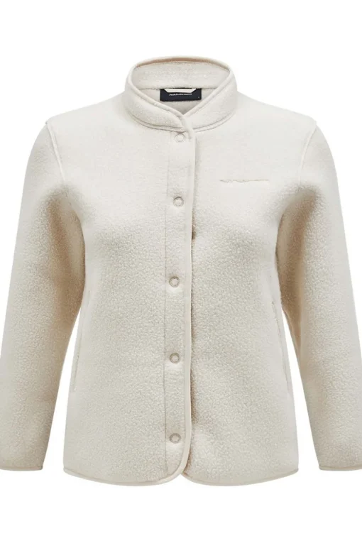 Peak Performance Fleece W Fleece Snap Cardigan