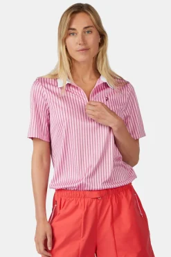 Peak Performance Polo W Graphic Ss Zip Polo