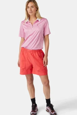 Peak Performance Polo W Graphic Ss Zip Polo