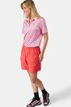 Peak Performance Polo W Graphic Ss Zip Polo