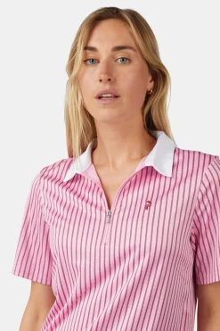 Peak Performance Polo W Graphic Ss Zip Polo