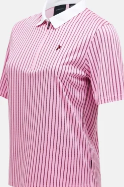 Peak Performance Polo W Graphic Ss Zip Polo