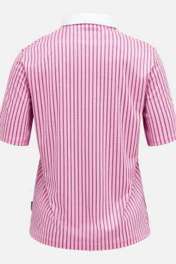 Peak Performance Polo W Graphic Ss Zip Polo