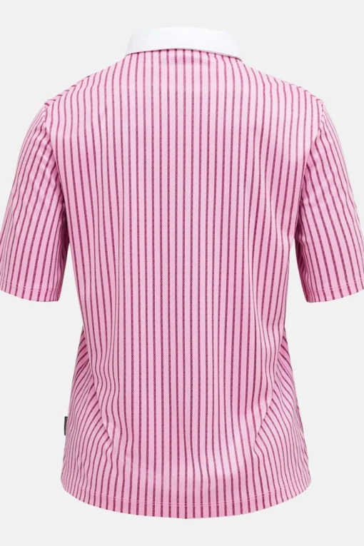 Peak Performance Polo W Graphic Ss Zip Polo
