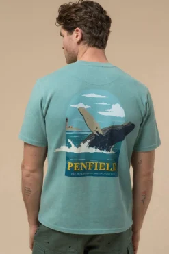 Penfield T-Shirt Whale Scene Back Graphic S/S T-Shirt