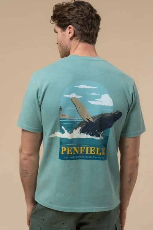 Penfield T-Shirt Whale Scene Back Graphic S/S T-Shirt