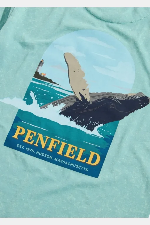 Penfield T-Shirt Whale Scene Back Graphic S/S T-Shirt