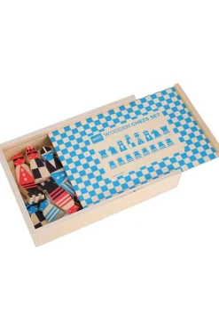 Petit Collage Speelgoed On The Move Wooden Chess Set