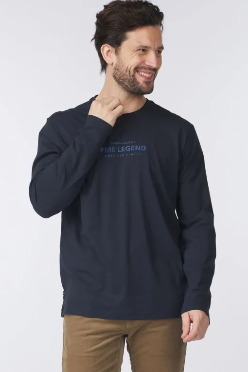 PME Legend T-Shirt Long Sleeve Cotton Elastan