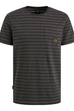 PME Legend T-Shirt Textured Yd Stripe