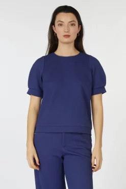 Pom Amsterdam Blouse Senna Sapphire Blue